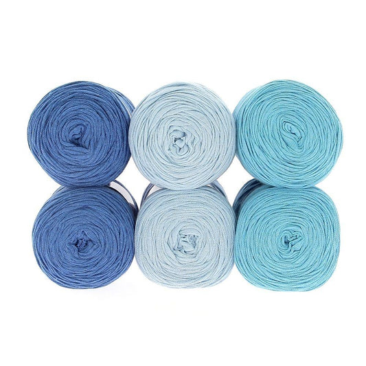 Hoooked RibbonXL Aqua Intense Cotton Yarn - 120M 250g (Pack of 6)