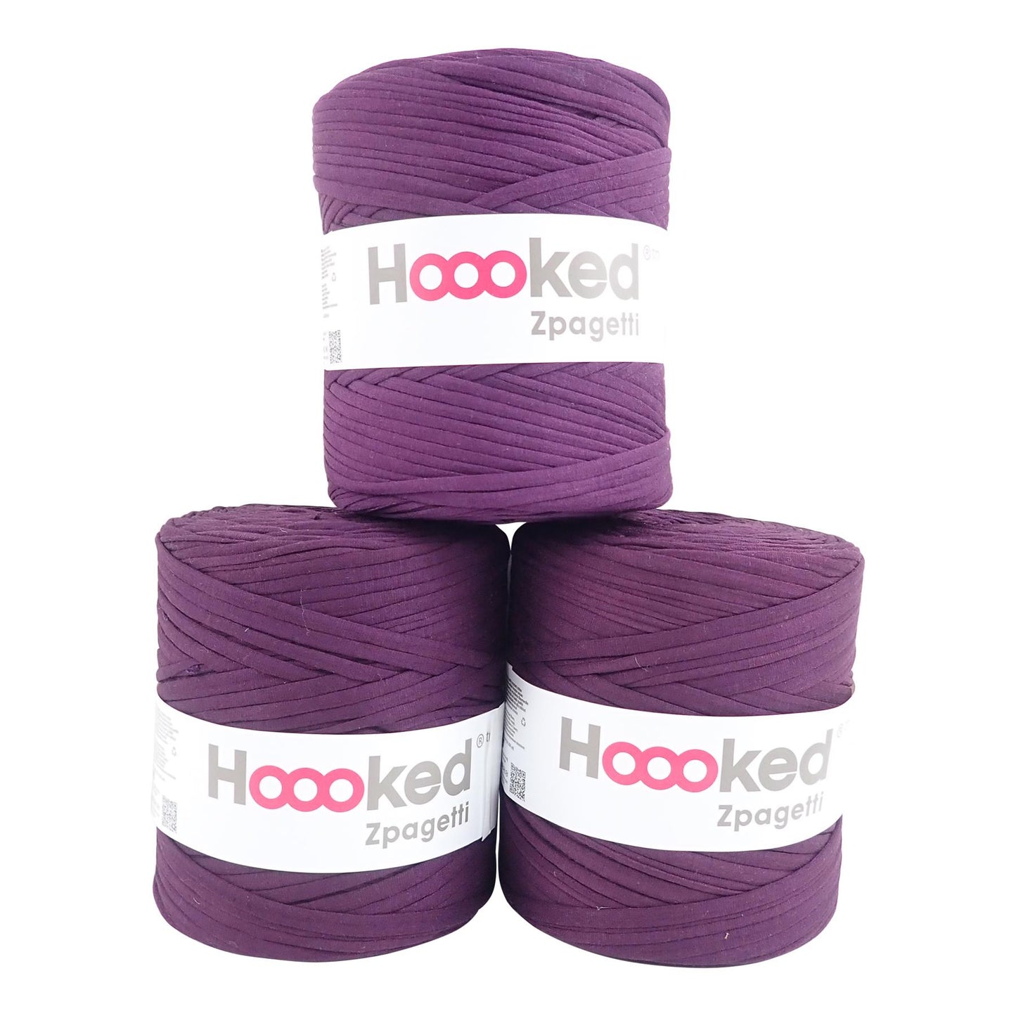 Hoooked Zpagetti Indigo Purple Cotton T-Shirt Yarn - 120M 700g (Pack of 3)