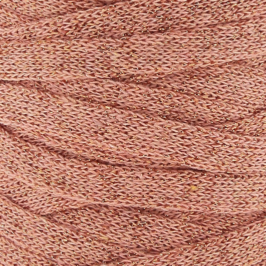 [Hoooked] RXLLUREX 6MINI RibbonXL Lurex Rose Gold Cotton Yarn - 28M, 80g