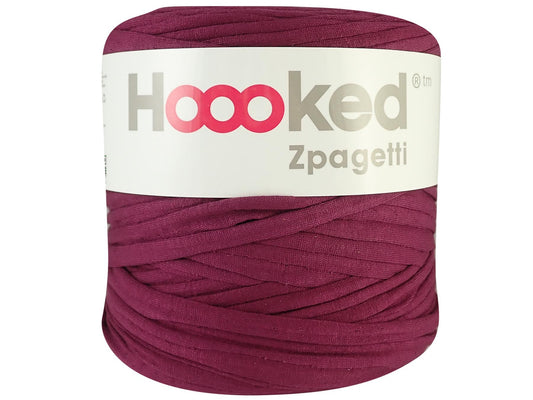 Hoooked Zpagetti Grape Purple Cotton T-Shirt Yarn - 120M 700g