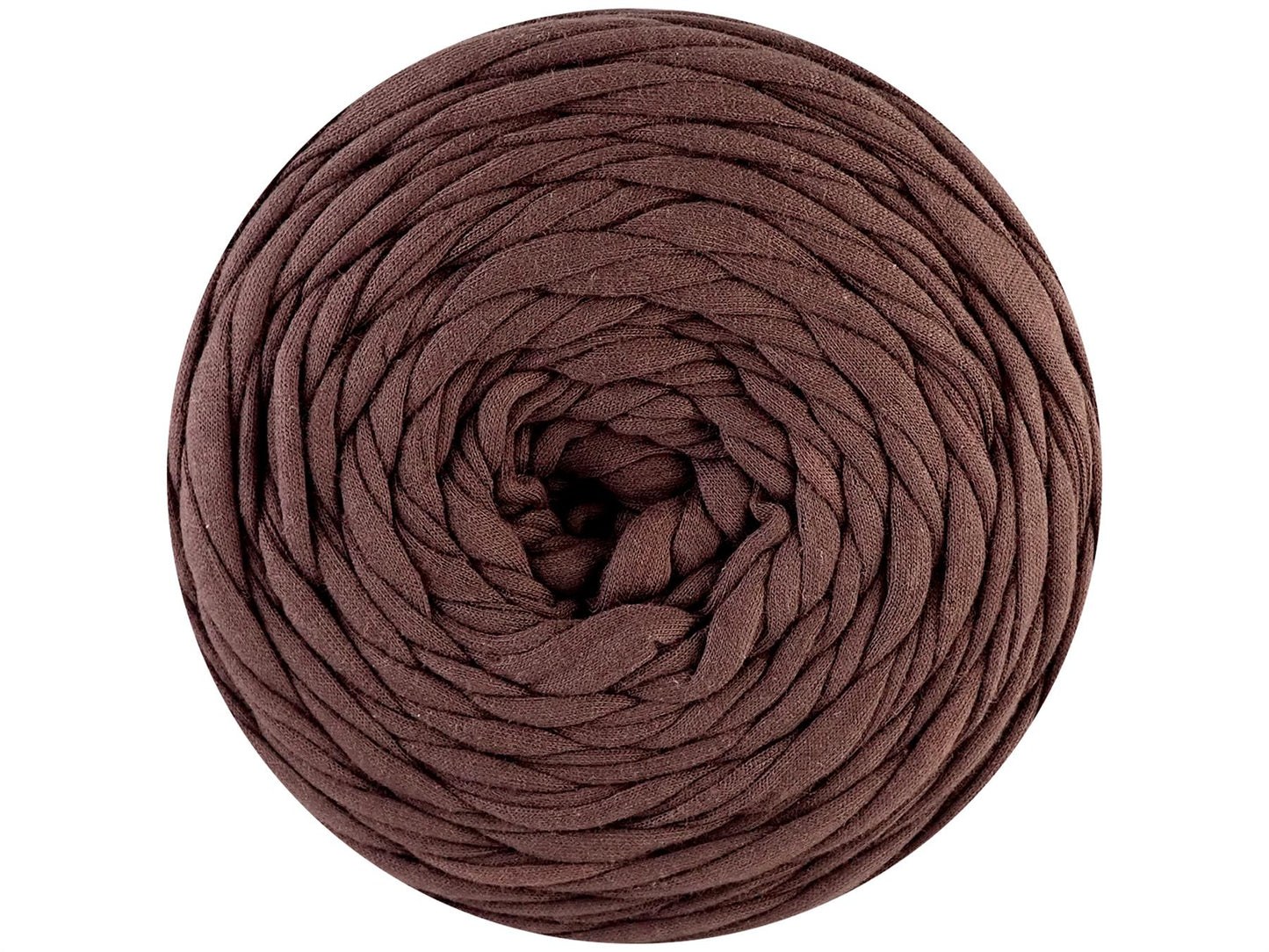Hoooked Zpagetti Dark Brown Cotton T-Shirt Yarn - 120M 700g