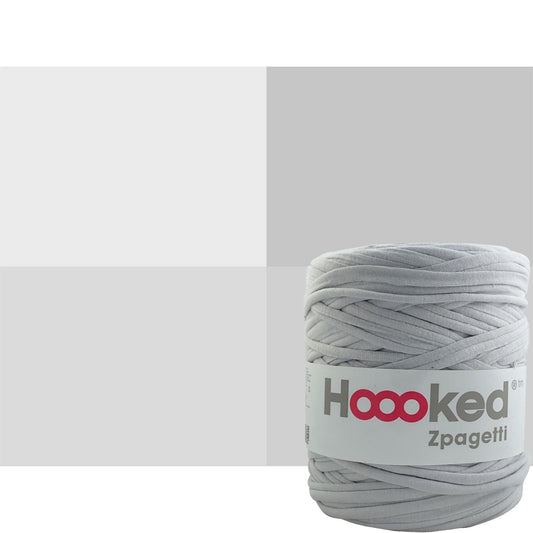 Hoooked Zpagetti Light Grey Cotton T-Shirt Yarn - 120M 700g