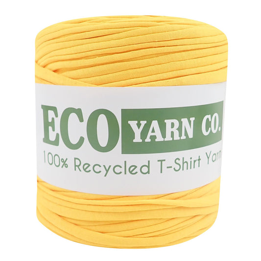 Eco Yarn Co Sunflower Yellow Cotton T-Shirt Yarn - 120M 700g
