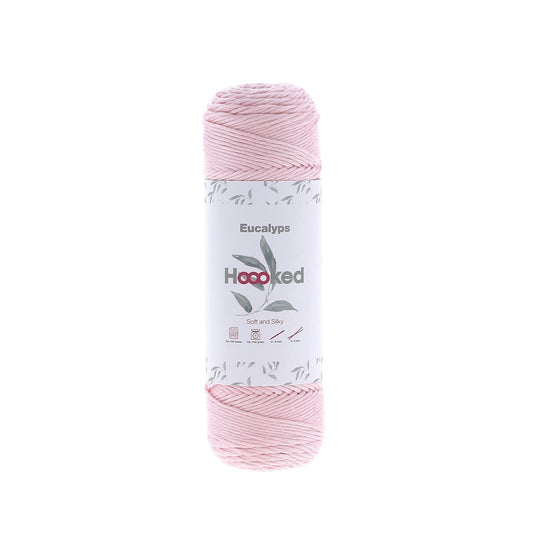 Hoooked Eucalyps Pastello Pink Eucalyptus Yarn - 165M 100g