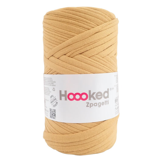 Hoooked Zpagetti Dark Ochre Cotton T-Shirt Yarn - 60M 350g