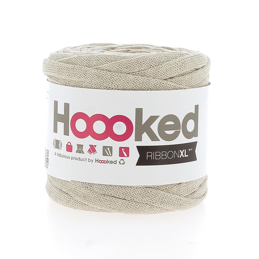 [Hoooked] RXL33MINI RibbonXL Sandy Ecru Cotton Yarn - 60M, 125g