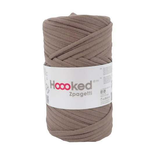 Hoooked Zpagetti Dark Taupe Cotton T-Shirt Yarn - 60M 350g