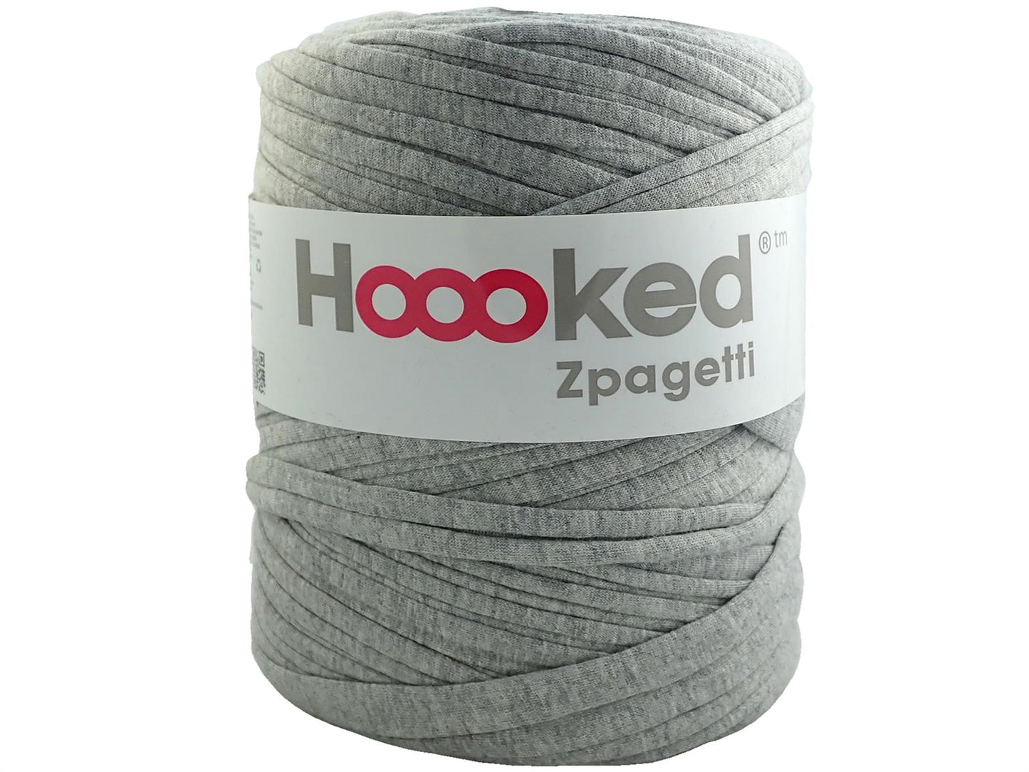 Hoooked Zpagetti Grey Cotton T-Shirt Yarn - 120M 700g