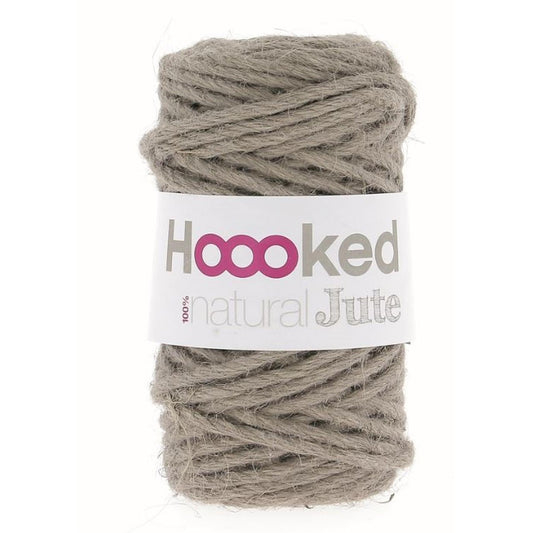 JT001 Jute Cinnamon Taupe Jute Cotton Yarn - 45M, 350g