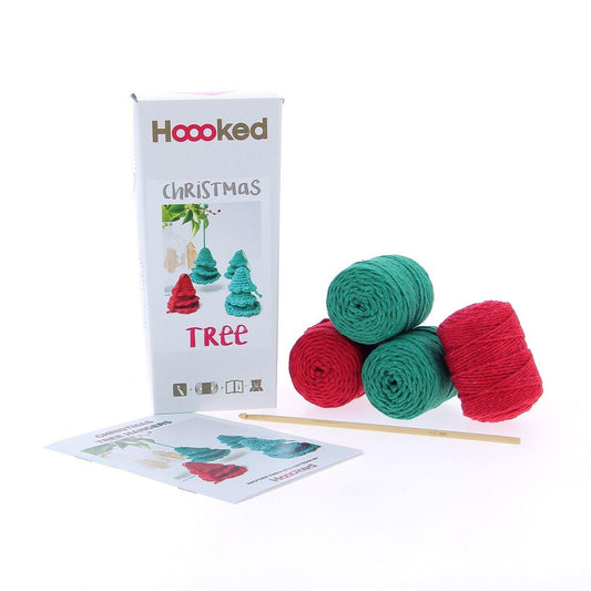 PAK148 Eco Barbante Milano Cotton Christmas Tree Crochet Amigurumi Kit