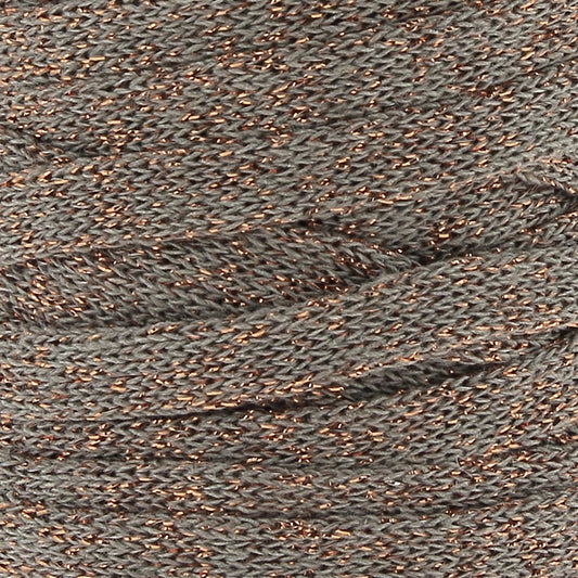 [Hoooked] RXLLUREX 9MINI RibbonXL Lurex Copper Wood Cotton Yarn - 28M, 80g