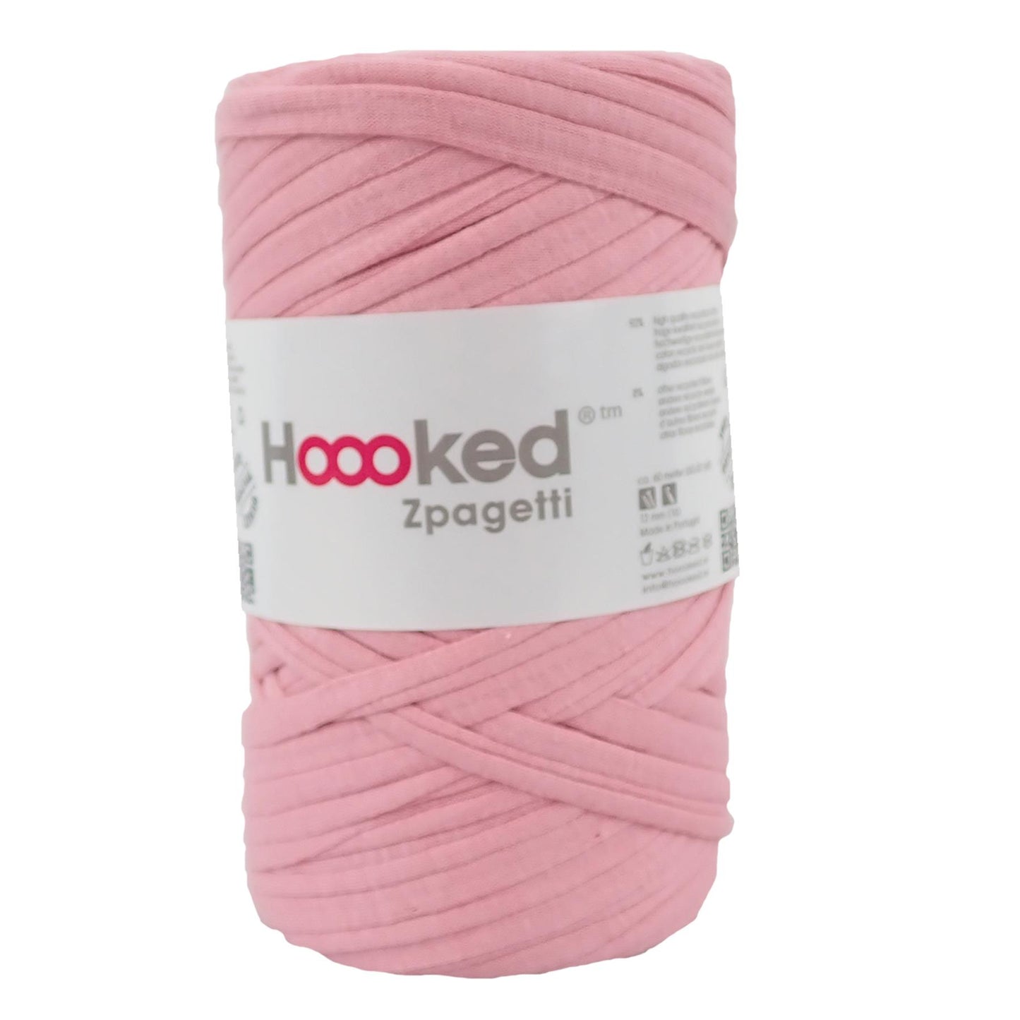 Hoooked Zpagetti Pink Cotton T-Shirt Yarn - 60M 350g