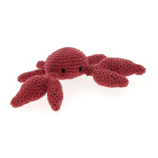 [Hoooked] PAK138 Eco Barbante Milano Ruby Cotton Crab Toby Crochet Amigurumi Kit