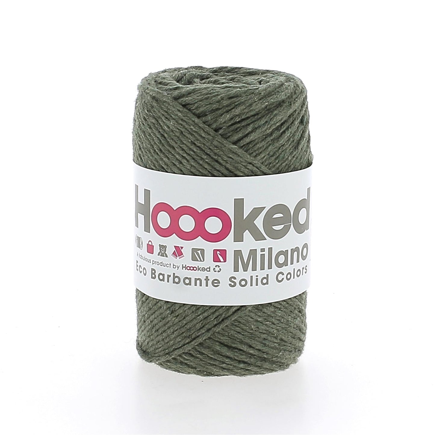 [Hoooked] D805 Eco Barbante Milano Aspen Cotton Yarn - 102M, 100g