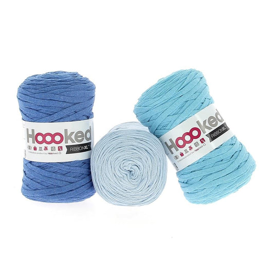 Hoooked RibbonXL Aqua Intense Cotton Yarn - 120M 250g (Pack of 3)