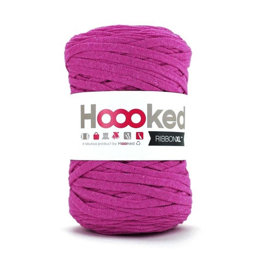 Hoooked RXL SP4 RibbonXL Crazy Plum Cotton Yarn - 120M 250g