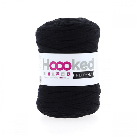 RXL26 RibbonXL Night Black Cotton Yarn - 120M, 250g
