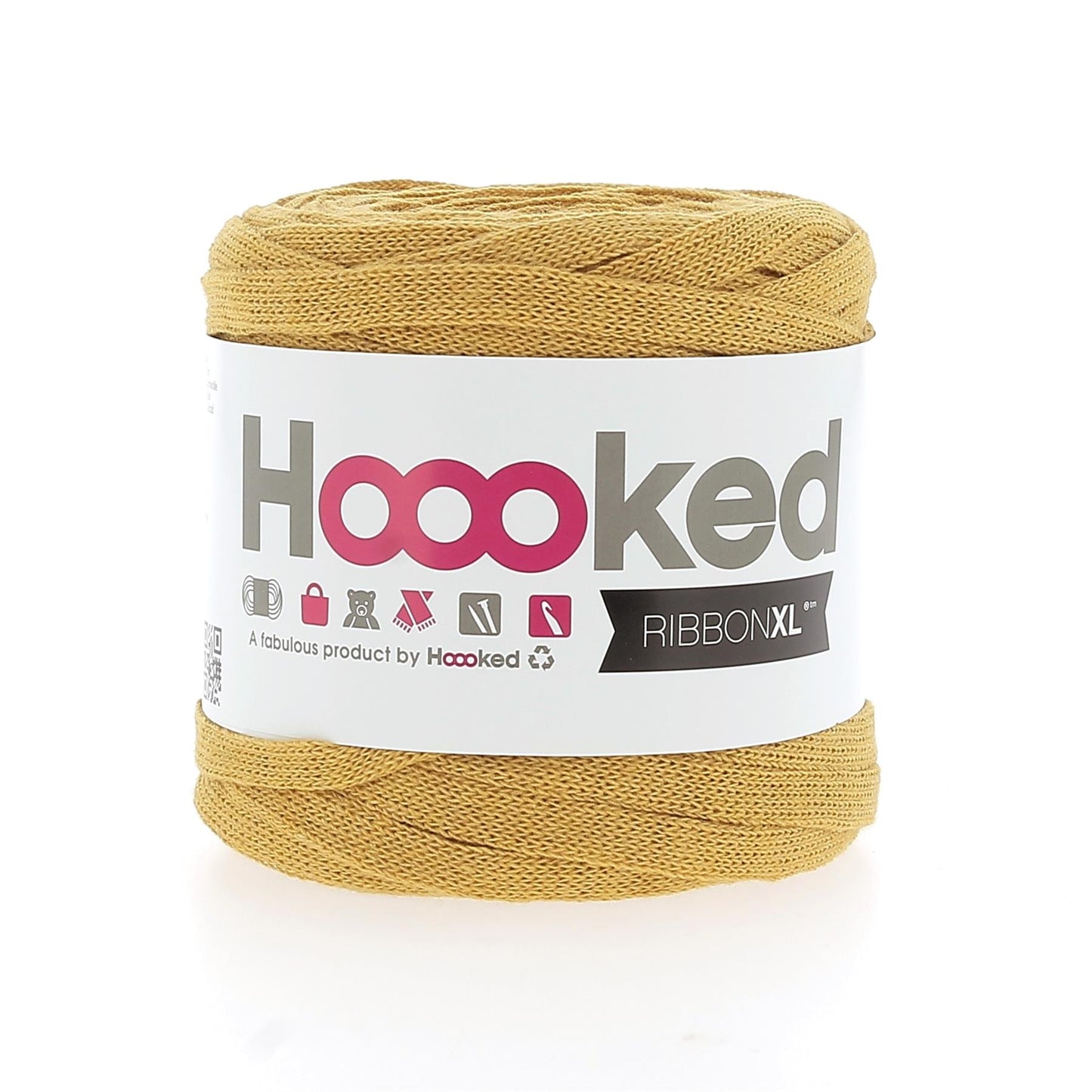 [Hoooked] RXL53MINI RibbonXL Harvest Ocre Cotton Yarn - 60M, 125g