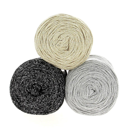 Hoooked RibbonXL Real Diamonds Cotton Yarn - 120M 250g (Pack of 3)